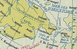 Carte de la Tchoukotka