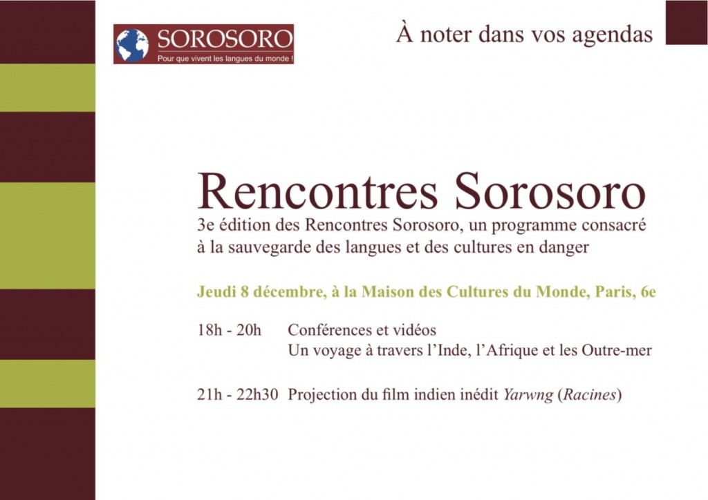 Recontres Sorosoro